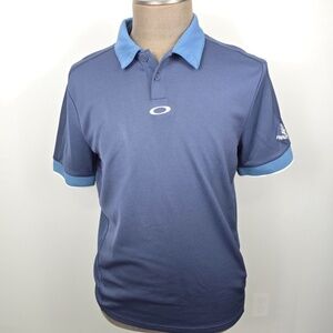 OAKLEY- Mens Medium Two Tone Golf Polo Shirt